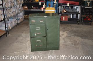 Metal Cabinet - 27in x 16in x 34in
