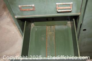 Metal Cabinet - 27in x 16in x 34in