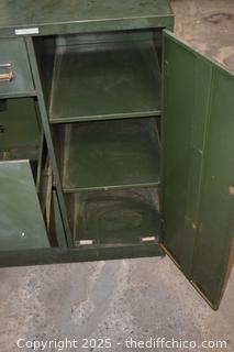 Metal Cabinet - 27in x 16in x 34in
