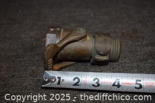 2 Vintage Fire Hose Parts
