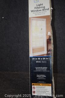 NIB Blinds - 39in x 64in