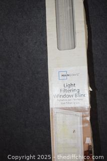 NIB Blinds - 39in x 64in