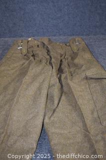 Military Dress Pants-size 18-vintage