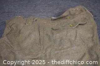 Military Dress Pants-size 18-vintage