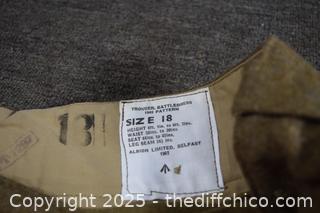 Military Dress Pants-size 18-vintage