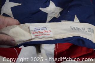 5ft x 9 1/2ft American Flag