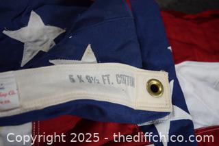 5ft x 9 1/2ft American Flag