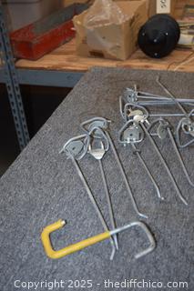 Slot Board Hooks and More-tote included