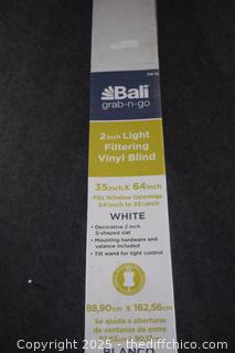 NIB Blinds 35in x 64in