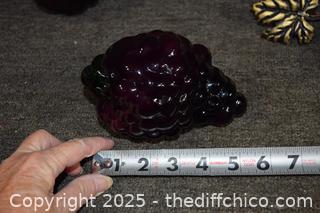 Wine Bottle Holders plus Grape Decorations