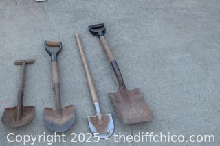 4 Shovels