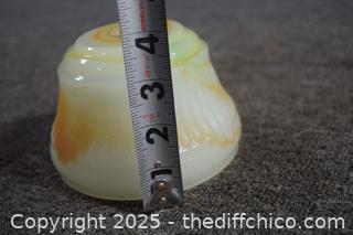 Vintage Heavy Glass Shade