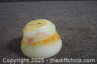 Vintage Heavy Glass Shade