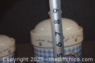 3 Pooh Canisters-see pictures