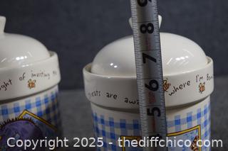 3 Pooh Canisters-see pictures