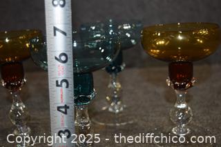 4 Margarita Glasses