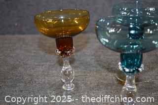 4 Margarita Glasses