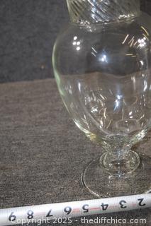 3 Clean Glass Canisters plus Lids