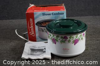 Sunbeam Working Slow Cooker