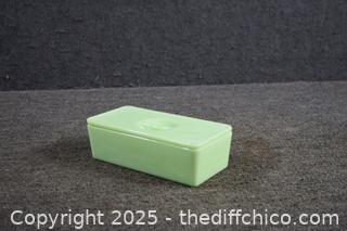 Vintage Jadeite Refrigerator Dish
