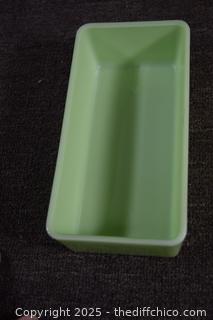 Vintage Jadeite Refrigerator Dish