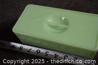 Vintage Jadeite Refrigerator Dish