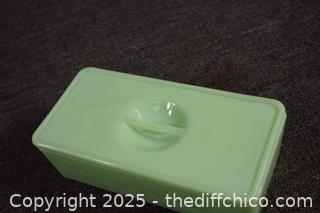 Vintage Jadeite Refrigerator Dish