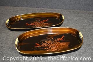 2 Serving Trays
