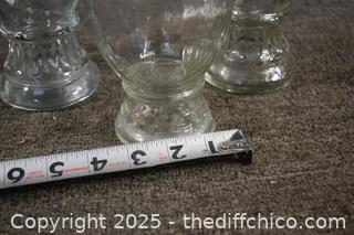 3 Apothecary Jars
