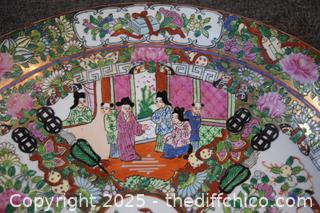 Vintage Oriental Bowl and Plate