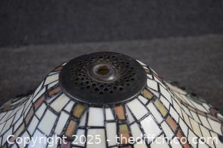 18in dia Vintage Grape Pattern Stainglass Lamp Shade