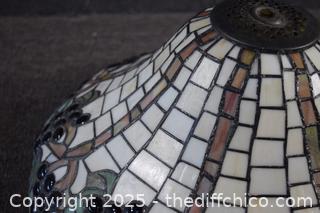 18in dia Vintage Grape Pattern Stainglass Lamp Shade