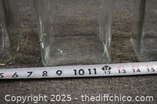 3 Glass Canister with lids