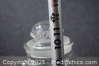 3 Glass Canister with lids