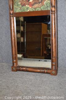 Wall Mounted Pheasant and Mirror - 15in x 28 1/2in