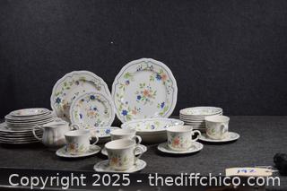 37 Pieces of Country French Ironstone Dishes