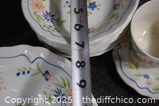 37 Pieces of Country French Ironstone Dishes
