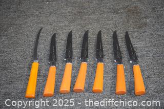 Butterscotch Bakelite Knives