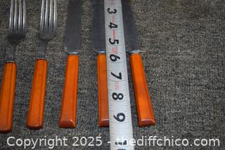 Bakelite Forks and Knives
