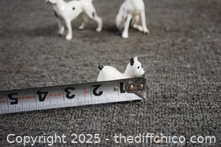 3 Collectible Miniature Dogs