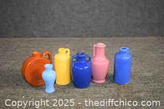 6 Pieces of Miniature Pottery