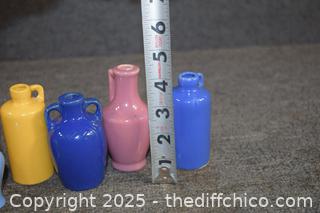 6 Pieces of Miniature Pottery