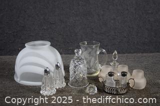 Mixed Lot of Clear Glass and More