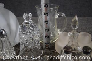 Mixed Lot of Clear Glass and More