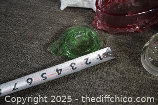 Collectible Mixed Lot of Colored Glass