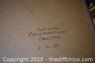 Vintage Chico State Art Class Art and More