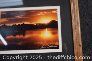 Framed Signed - 11in x 9in