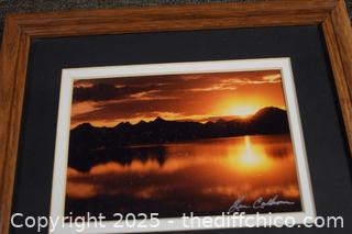 Framed Signed - 11in x 9in