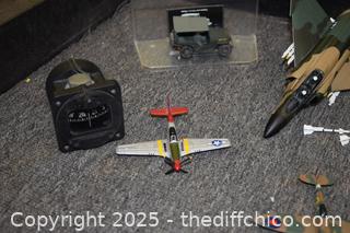 Military Airplanes, Vehicles and More-Metal Collectibles