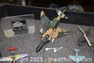 Military Airplanes, Vehicles and More-Metal Collectibles